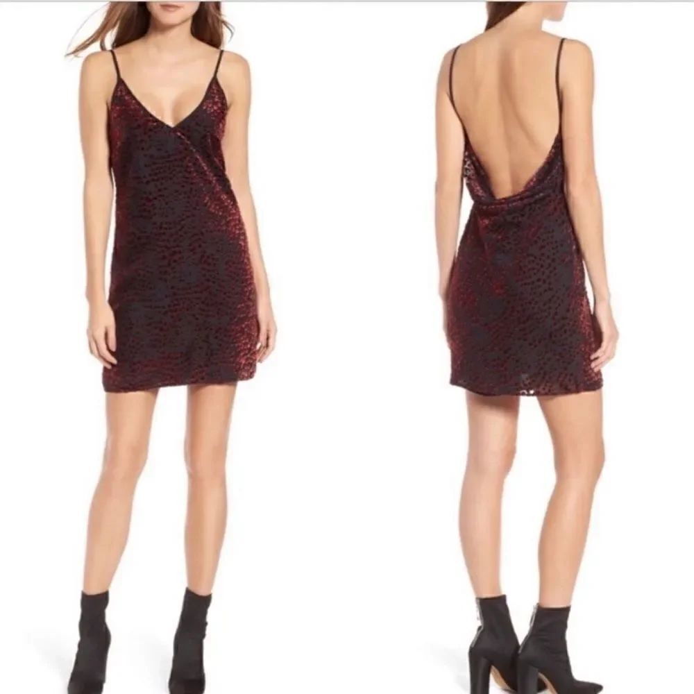 NWT WAYF Lamont Leopard Mini Dress